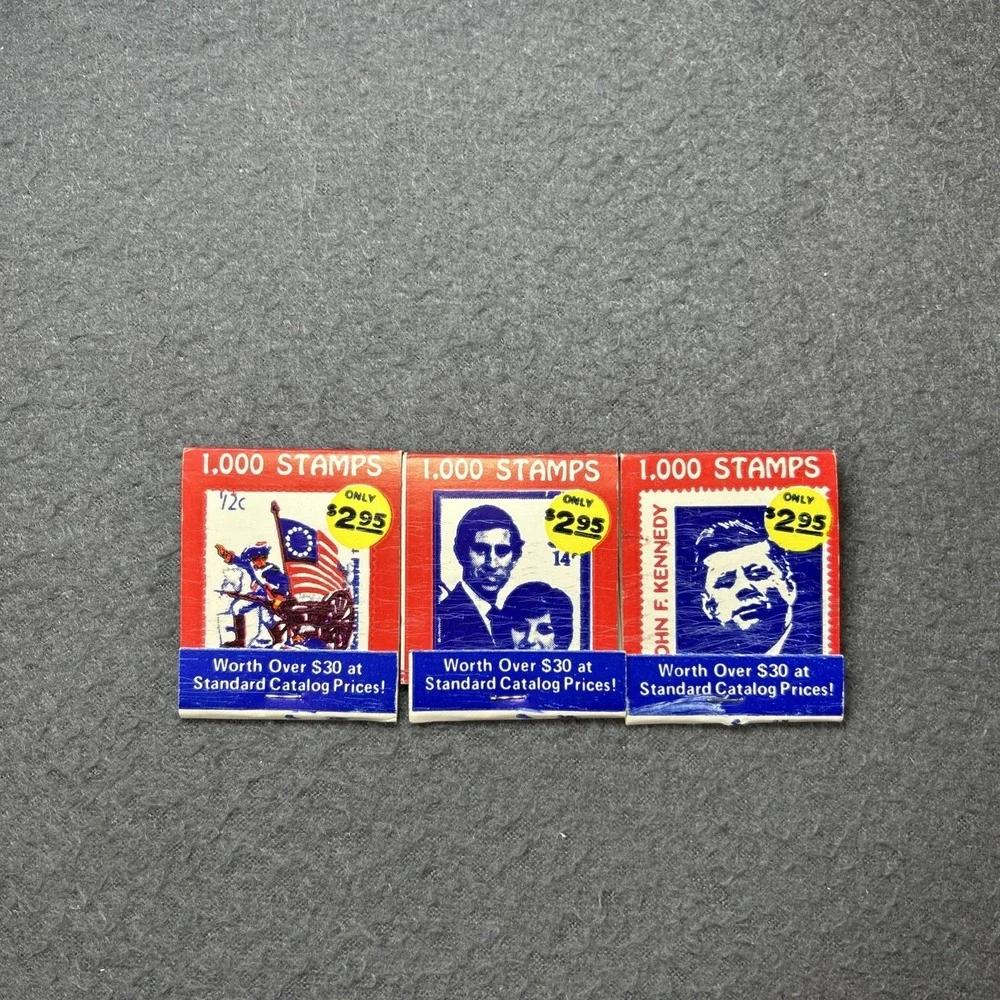 Vintage Matchbook Lot JFK Princess Diana Patriotic Collectible Ephemera 3